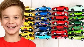 Mark and many car scale models. Video collection