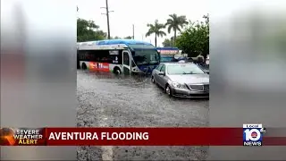 Severe weather continues as flooding reported across South Florida