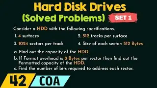 Hard Disk Drives (Solved Problems) - Set 1