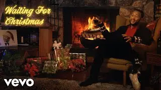 John Legend - Waiting for Christmas (Yule Log Video)