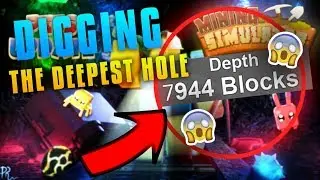 [Roblox] Mining Simulator: DEEPEST HOLE YOU CAN GET! (10 PEOPLE)