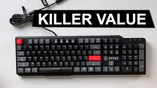 MSI Vigor GK41 Dusk Mechanical Gaming Keyboard Unboxing & Review