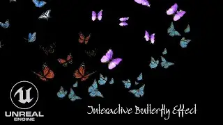 Unreal Engine Butterfly Utopia! 🦋 Interactive Nature Sim with Niagara FX