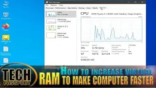 How to increase virtual ram to make computer faster windows 10 || Increase Virtual Memory