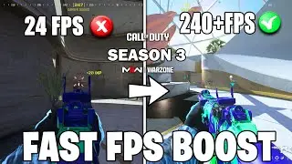 How To Fix STUTTERS,FPS Drops & Boost FPS In Call of Duty Warzone & Modern Warfare 3 Season 3 (2024)