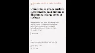 Object-based image analysis supported by data mining to discriminate large areas of s... | RTCL.TV