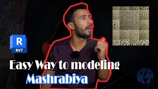 The Easy Way to modeling  Mashrabiya Patterns in Revit اسهل طريقه لعمل مشربيه