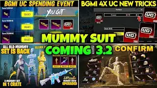 4x Uc New Tricks Bgmi 😱 | Next Uc Spanding Event Date | 5 Ultimate Set Coming | Old Mummy Set Back