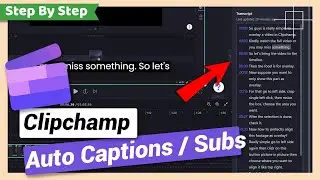 Create Auto Captions or Subtitles for Video | Clipchamp Tutorial