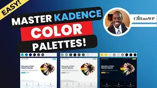 🔥Website Color Palette Tutorial: How to Create  and Apply Multiple Color Palettes with Kadence Theme