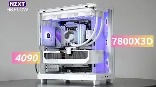 Good, but good enough? NZXT H6 Flow Review and Build 7800X3D + 4090 (White)