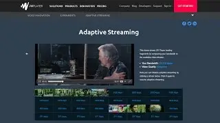 JW Player & Wowza Masterclass: Apple HLS Adaptive Bitrate Streaming