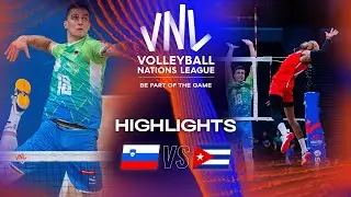 🇸🇮 SLO vs. 🇨🇺 CUB - Highlights Week 2 | Men's VNL 2023