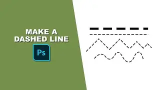 how to make a dashed line in photoshop