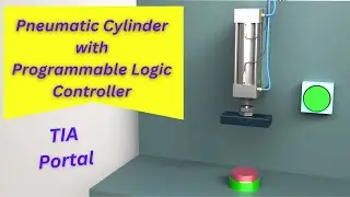 Control Pneumatic Cylinder with PLC || TIA Portal training session for Beginners