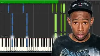 Tyler The Creator - See you again [Synthesia] (Piano tutorial)