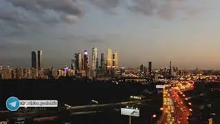 Moscow city | Закат | Never Sleeps | Москва сити | timelapse | таймлапс | футаж | footage