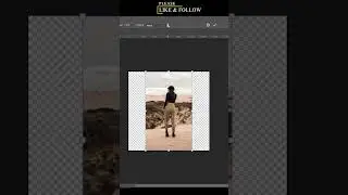 How to Resize Without Disturbing Objects in Photoshop #adobephotoshop #editing #shorts