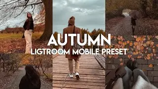 How to Edit Autumn Photography - Lightroom Mobile Presets | Deep Fall | Aesthetic Filter