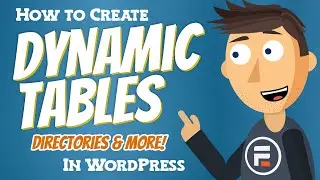 How to Make Dynamic Tables in WordPress