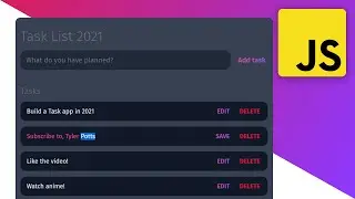 Build a Todo list app in HTML, CSS & JavaScript in 2024  | JavaScript for Beginners tutorial