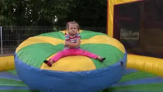 Yaroslava Having Fun on Trampolines | Nursery Rhymes & Baby Songs | Playground Video for Kids