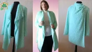 How to sew a coat / We sew a summer cardigan coat with our own hands for 1 hour