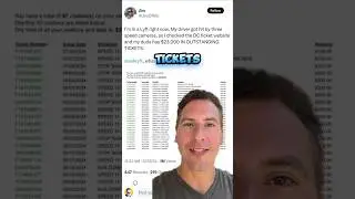 Lyft Driver Owes $23000 In OUTSTANDING TICKETS