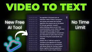 Video To Text Converter [FREE] YouTube Video To Text Converter