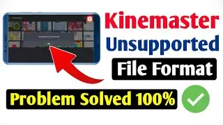Kinemaster Unsupported File Format, Unsupported Resolution Problem Solved ✅ 