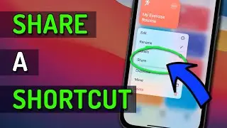 How To Share a Shortcut on your iPhone