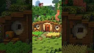 Minecraft Hobbit House 🏡 #shorts