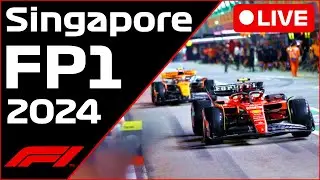 🔴F1 LIVE - Singapore GP FP1 - Commentary + Live Timing