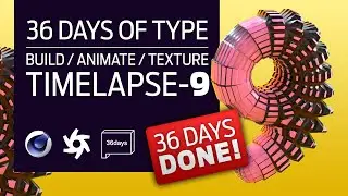 MoExtruder Number 9 | C4D | Finale of 36 days of type!