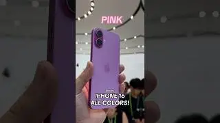 iPhone 16 ALL COLORS!