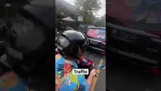 How I imagined driving a scooter in Bali VS. reality