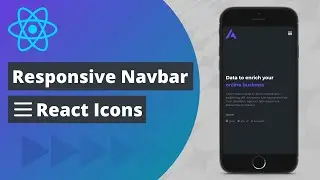 React Navbar Tutorial & Landing Page - Beginner React Project Using React Icons