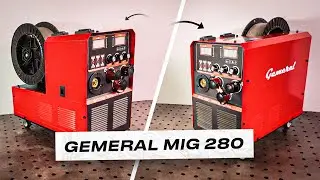 Трехфазный сварочный полуавтомат до 60 тысяч рублей / Gemeral Mig 280 