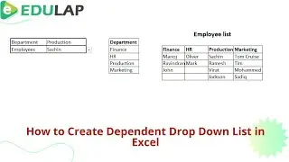 How to Create Dependent Dropdown list in Excel