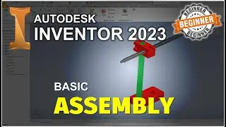 Inventor 2023 Assembly Parts Tutorial For Beginner