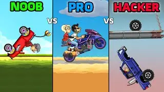 Hill Climb Racing 2 - NOOB vs PRO vs HACKER Part #2