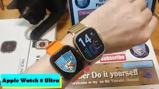 🔴 Apple Watch 8 Ultra Pro китайская копия обзор, настройка, как подключить и ремешки c Алиэкспресс