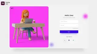 How to Create Login Form UI Design and Animation in Adobe Xd Tutorial (2021)