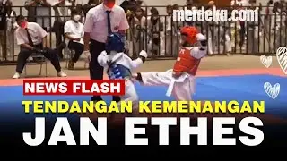 Jan Ethes Cucu Jokowi Juara Taekwondo, Tendangan dan Pukulannya Bikin Lawan Jatuh Bangun