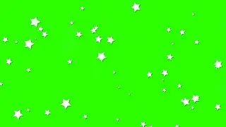 White Stars #3 / Green Screen - Chroma Key