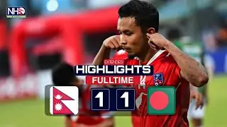 Extended HIGHLIGHTS: Nepal 1-1 Bangladesh | SAFF CHAMPIONSHIP 2021