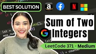 Sum of Two Integers - LeetCode  371 - Python