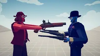 WILD WEST Team vs PIRATE Team   TABS Totally Accurate Battle Simulator