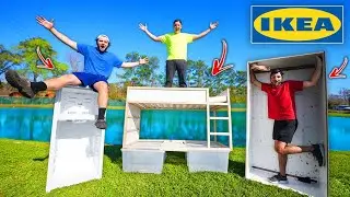 Ikea 1v1v1 Build Your Own Boat Challenge!