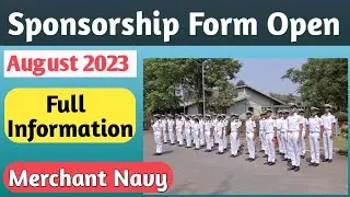 Fleet Management Aug 2023 DNS Sponsorship | Eligibility | Join Merchant Navy | FML